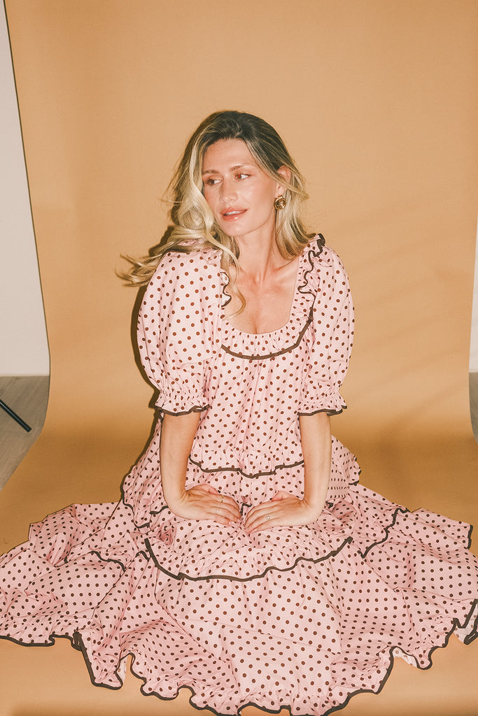 daymaker dress // pink dot *zoco exclusive*
