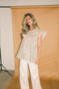 blondie ruffle top // polka dot *zoco exclusive*