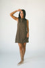 sicily linen mini dress // mocha dot *zoco exclusive*