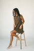 sicily linen mini dress // mocha dot *zoco exclusive*