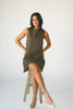 sicily linen mini dress // mocha dot *zoco exclusive*