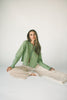 liv cardigan // green *zoco exclusive*