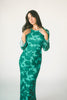 be right there mesh dress // green *zoco exclusive*