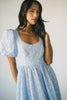 wren midi dress // blue *zoco exclusive*