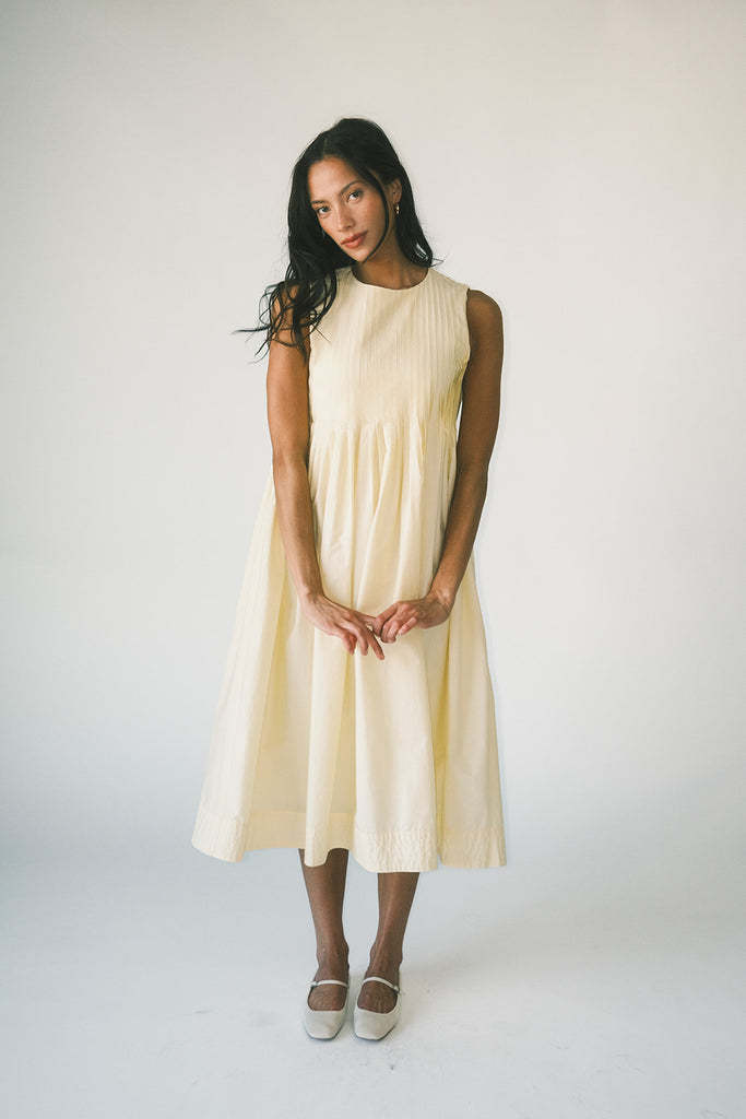heidi dress // butter yellow *zoco exclusive*