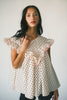 blondie ruffle top // polka dot *zoco exclusive*