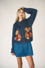 teddy cardigan // navy *restocked*