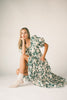 daymaker dress // green floral *zoco exclusive*