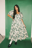 daymaker dress // green floral *zoco exclusive*