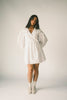 maxwell wrap dress // white *zoco exclusive*