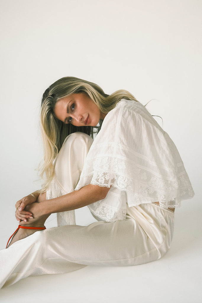 waverly top // white *zoco exclusive*