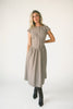 heirloom midi dress // brown gingham *zoco exclusive*