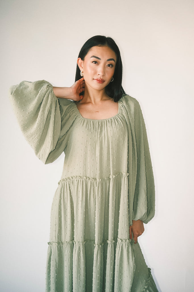 daydreamer dress // sage *zoco exclusive*