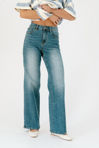 olivia wide leg denim