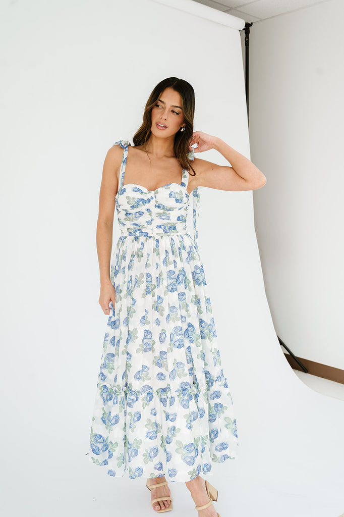wesley floral maxi dress