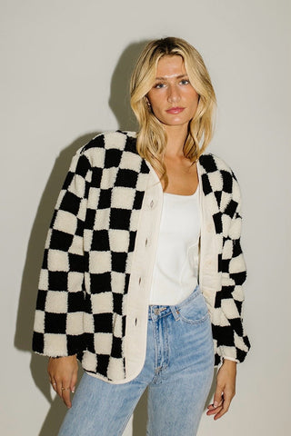 on my mind cropped blazer