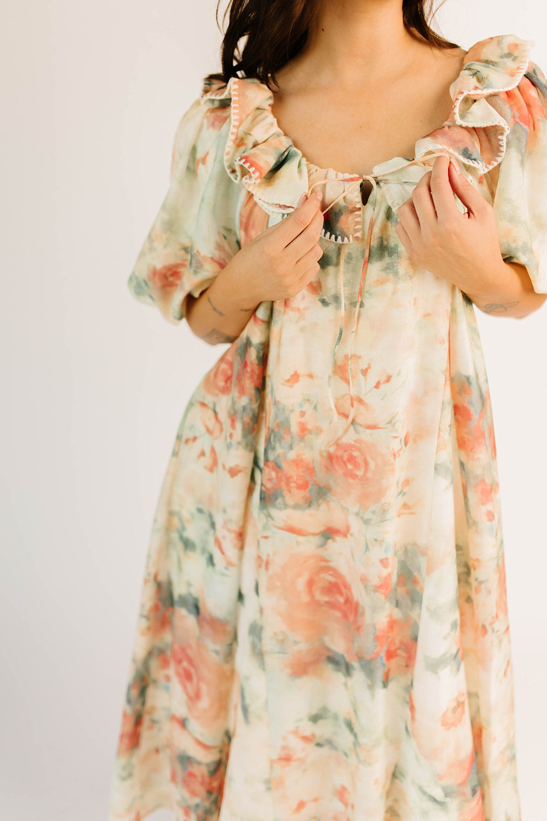 good luck puff sleeve dress // bloom *zoco exclusive* – shop zoco