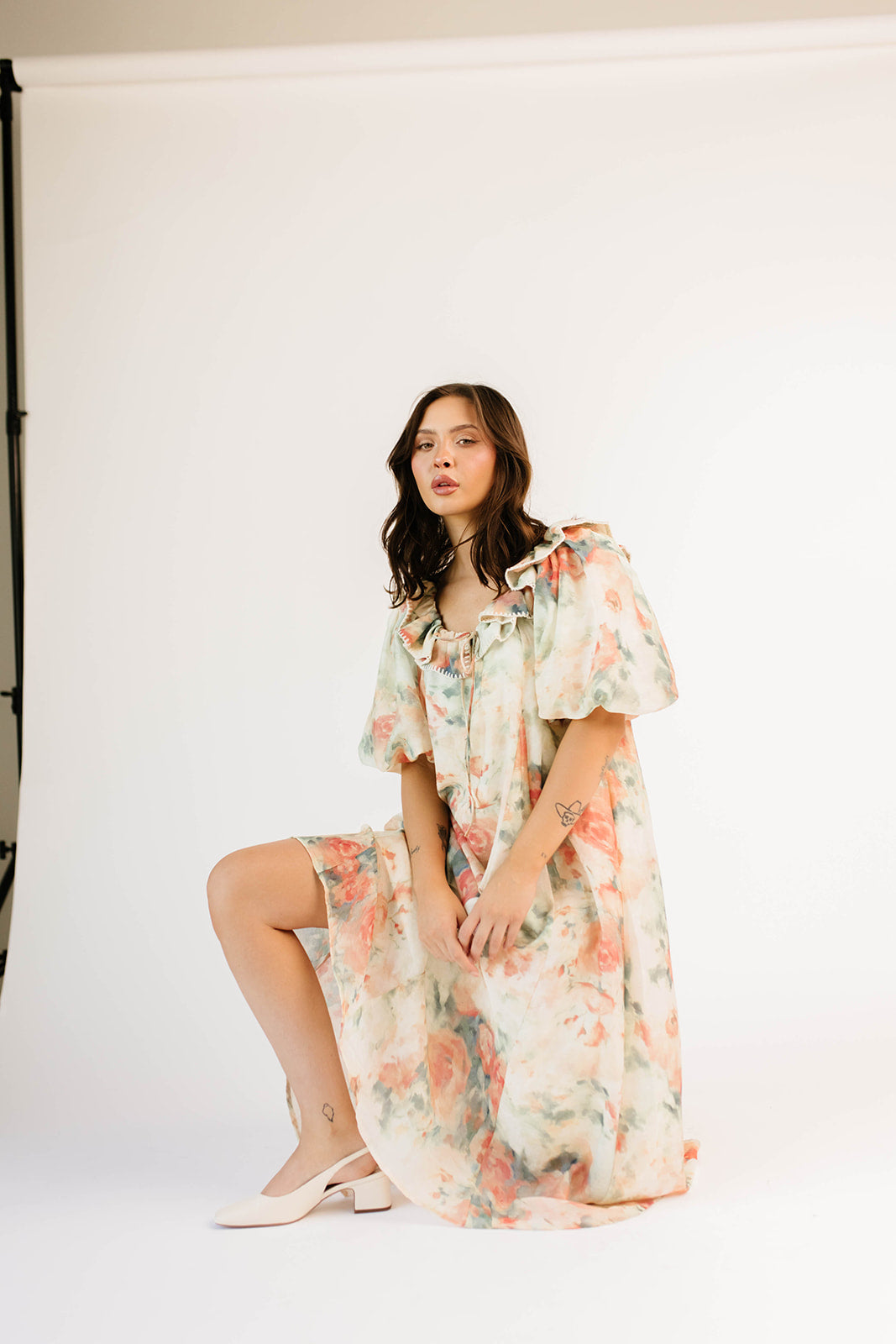 good luck puff sleeve dress // bloom *zoco exclusive* – shop zoco