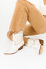 loral booties in ivory leather // dolce vita