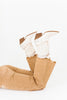 loral booties in ivory leather // dolce vita