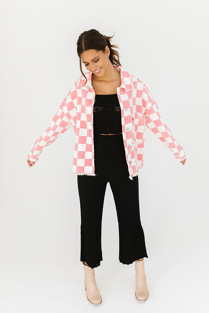 play nice checkered jacket