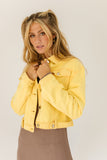 lucy jacket // yellow