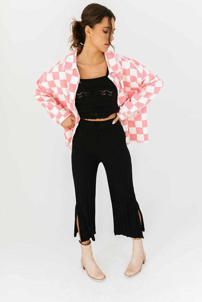 play nice checkered jacket