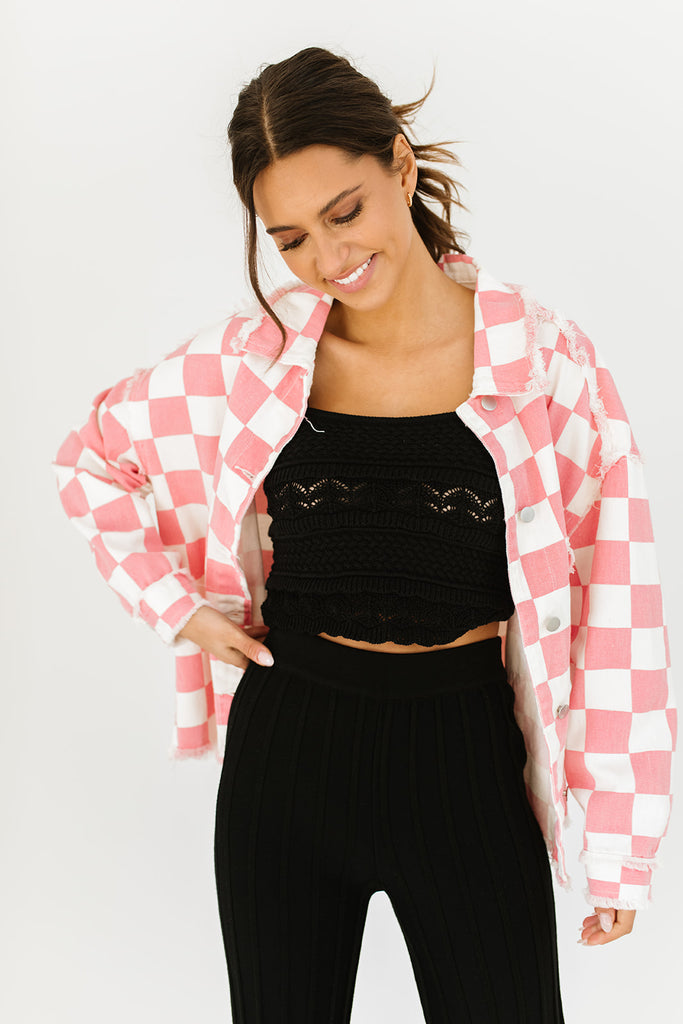 play nice checkered jacket