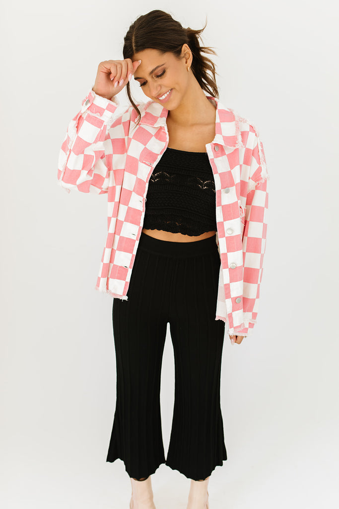 play nice checkered jacket