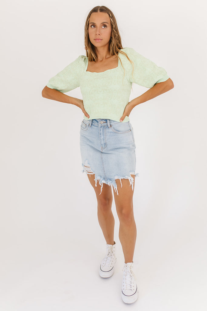 genie denim skirt