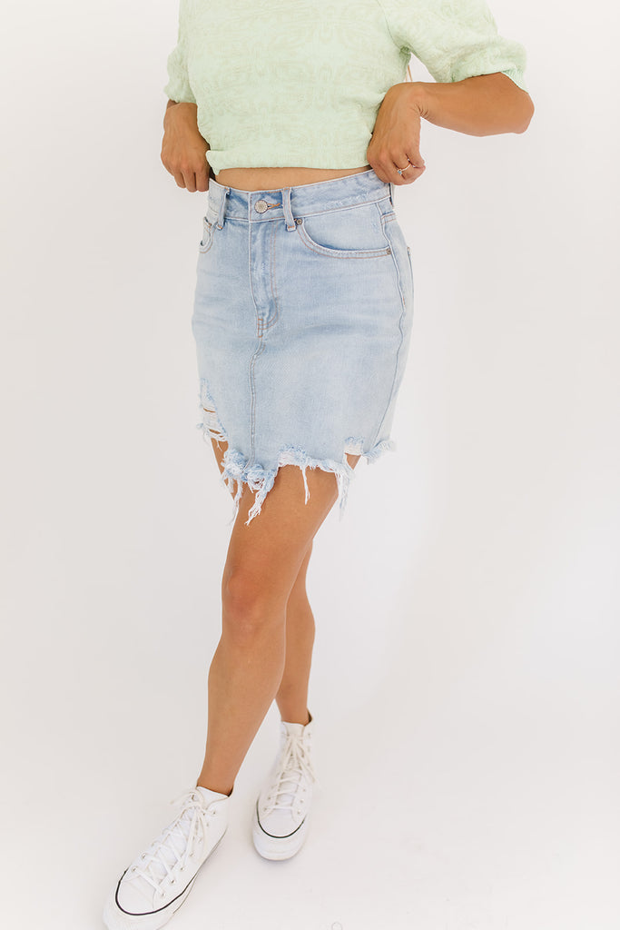 genie denim skirt