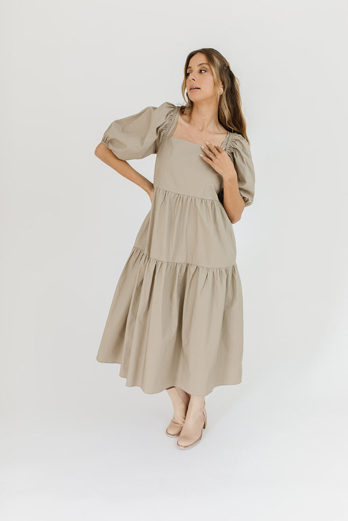 gigi puff sleeve dress