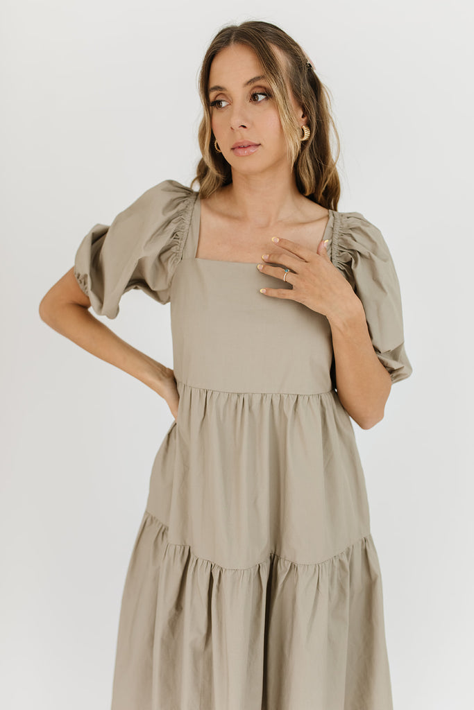 gigi puff sleeve dress