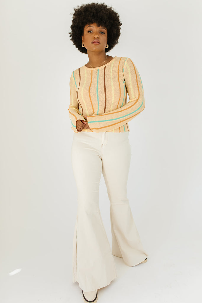 simon striped top