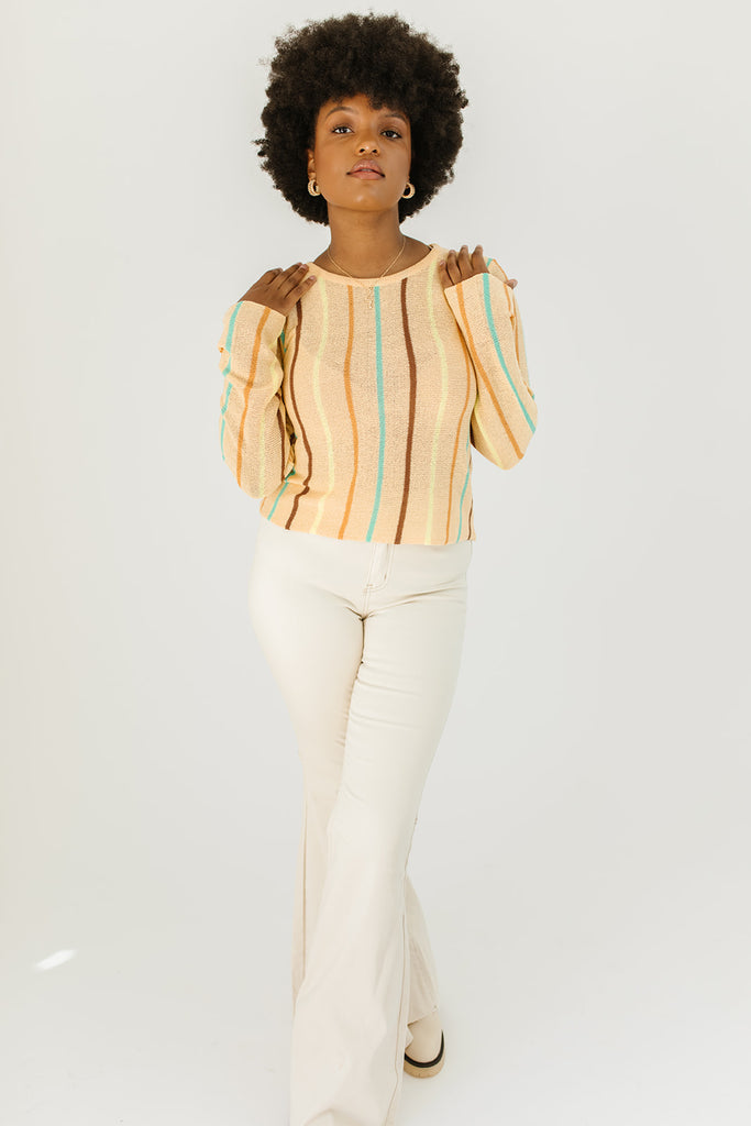 simon striped top