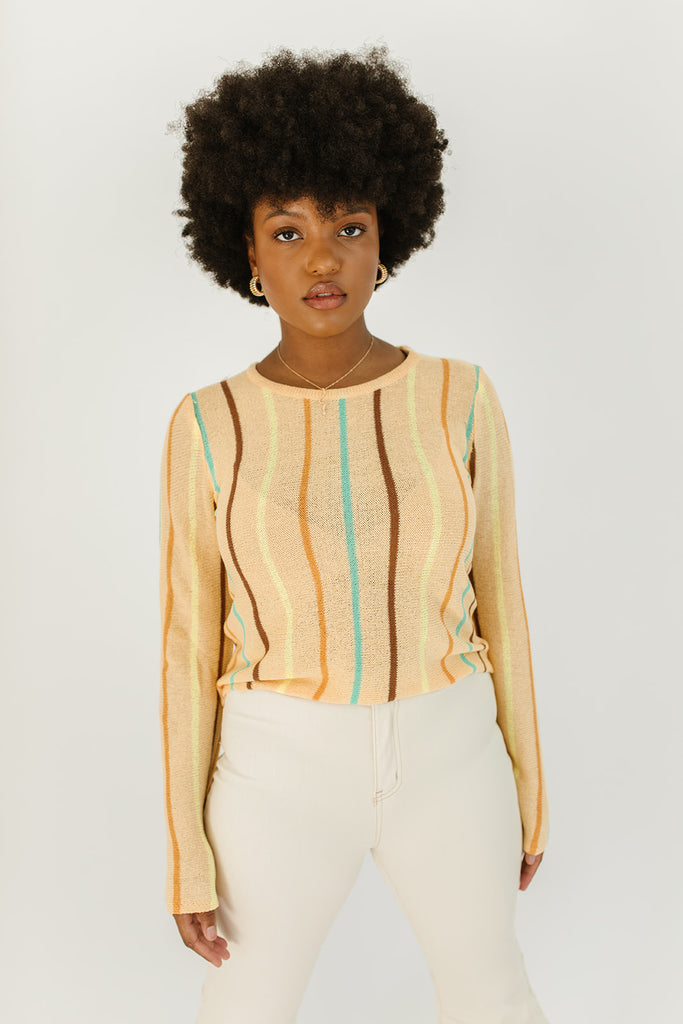 simon striped top