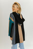 more is more button sweater // black