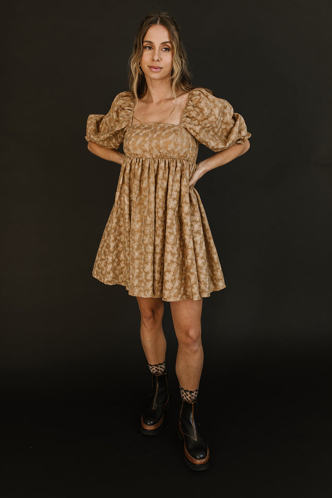 cindy puff sleeve dress
