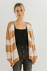 repeat after me striped cardigan