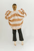 repeat after me striped cardigan