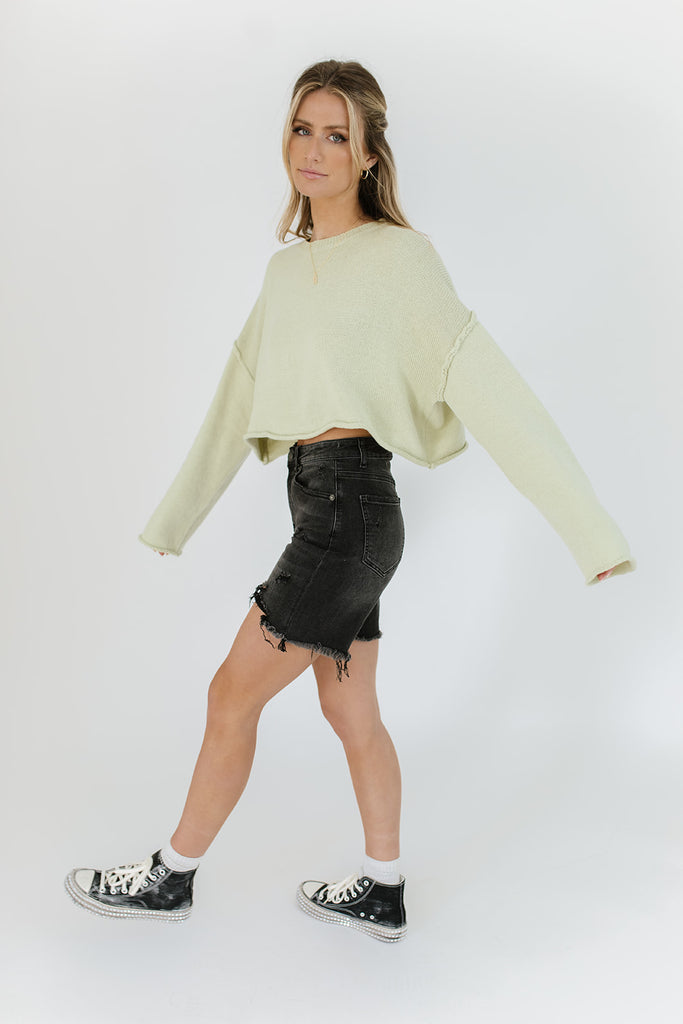 sly denim shorts