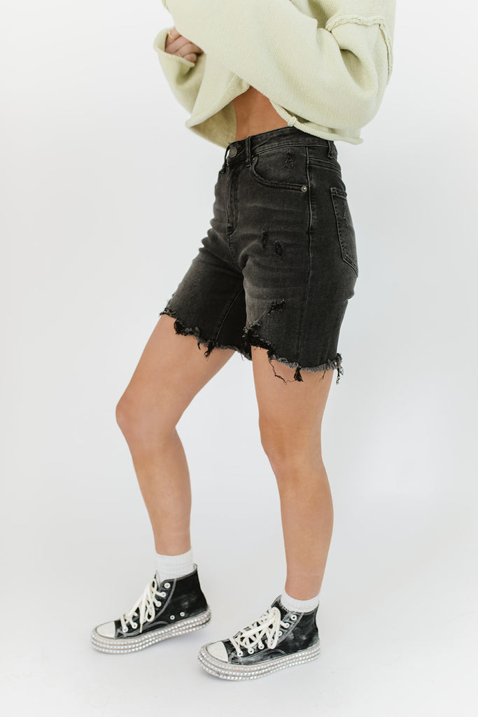 sly denim shorts