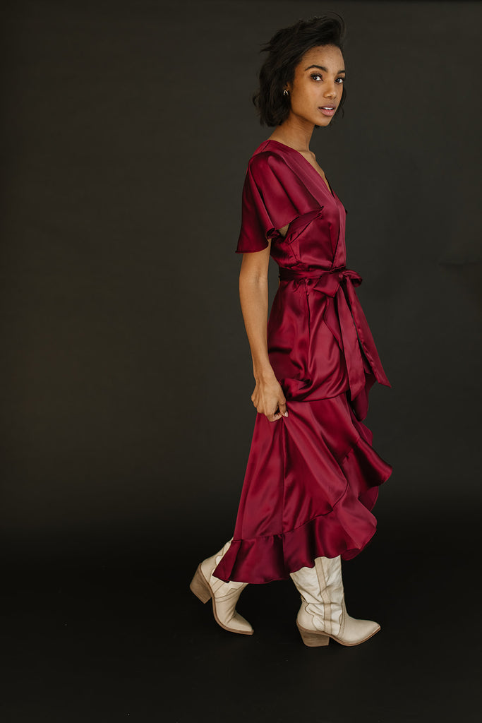 first date wrap dress