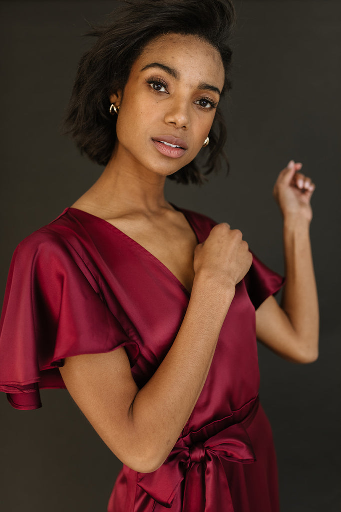 first date wrap dress