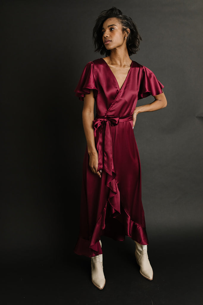 first date wrap dress