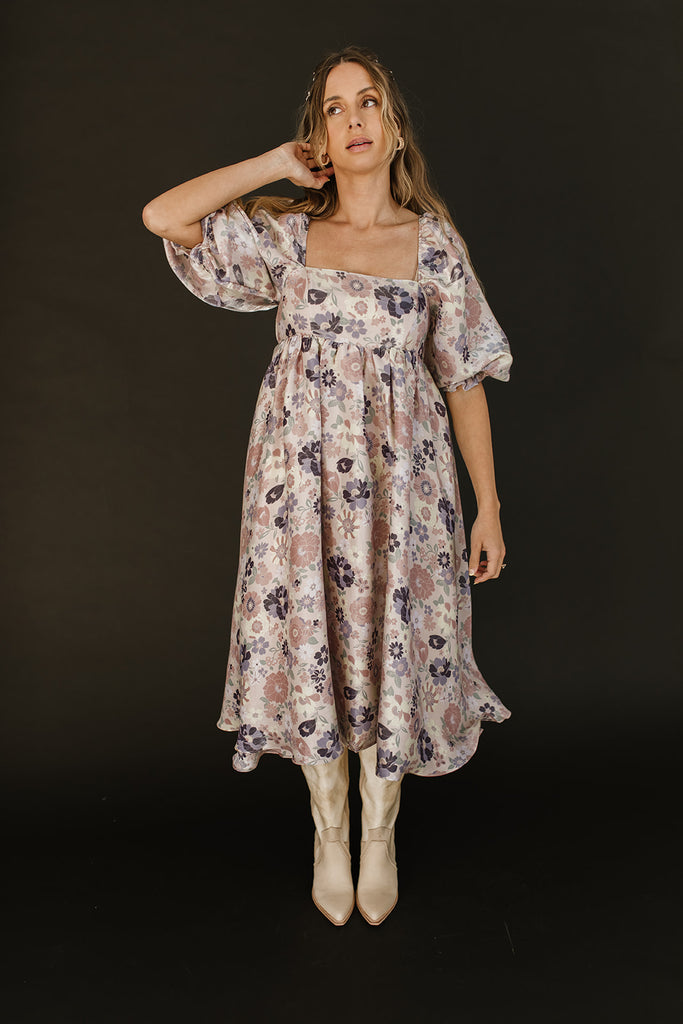 hailee puff sleeve dress