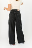 old west slouchy jeans in panther // free people