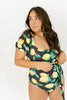 zoe puff sleeve swimmer // lemon drop