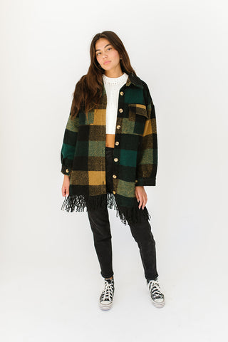 afterglow plaid top