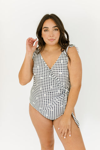 zoe puff sleeve swimmer // pink